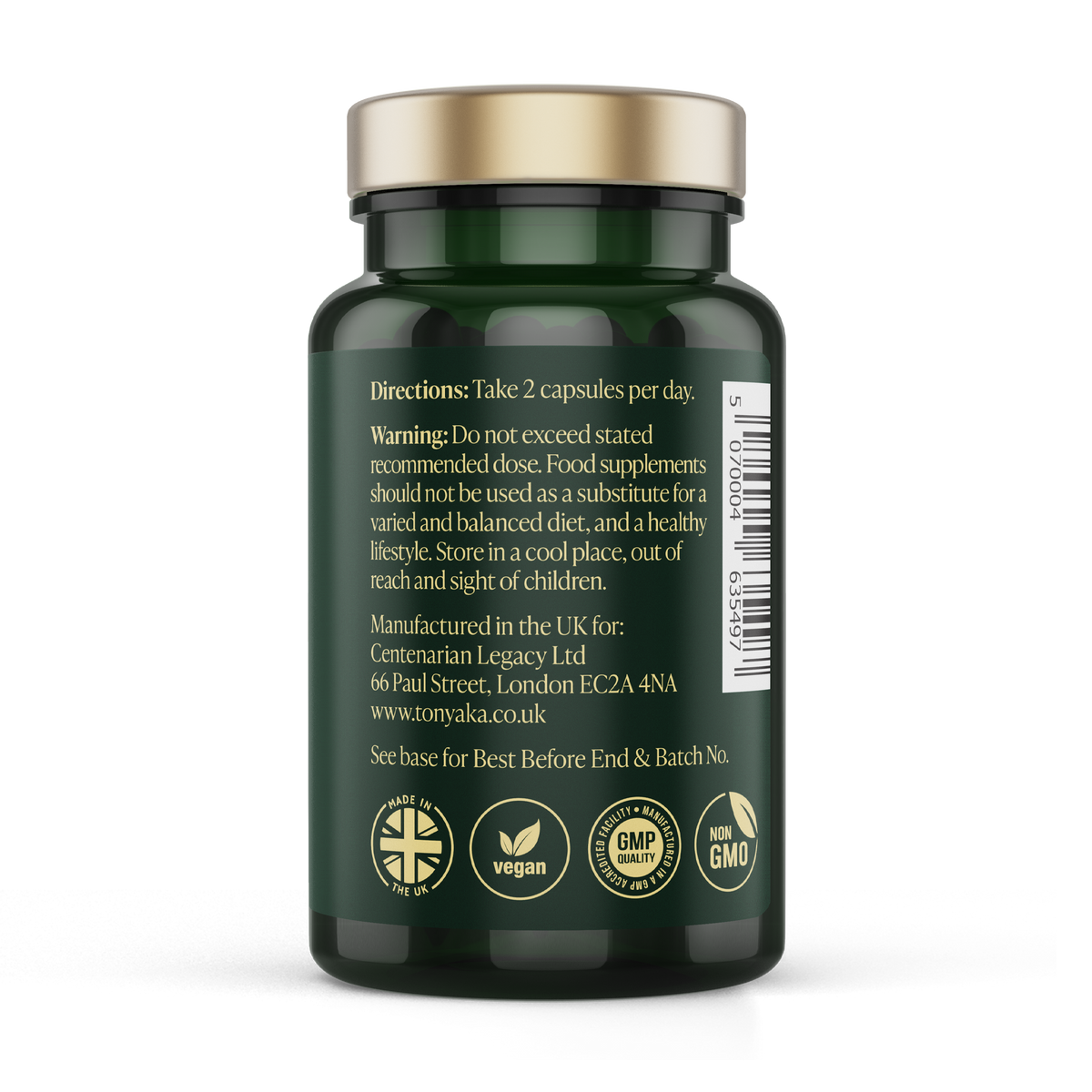 TONYAKA Live Cultures Complex | 50 Billion CFU | 14 Live Cultures Strains