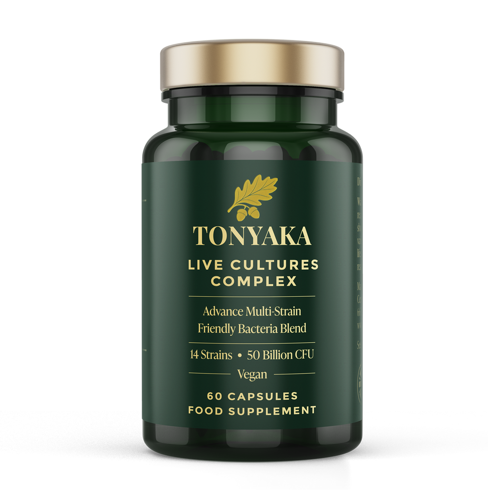 TONYAKA Live Cultures Complex | 50 Billion CFU | 14 Strain Probiotic