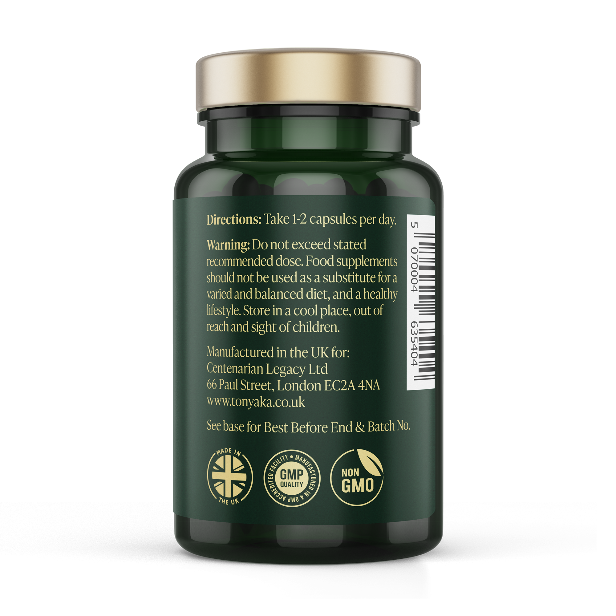 TONYAKA Live Cultures Complex | 50 Billion CFU | 14 Strain Probiotic